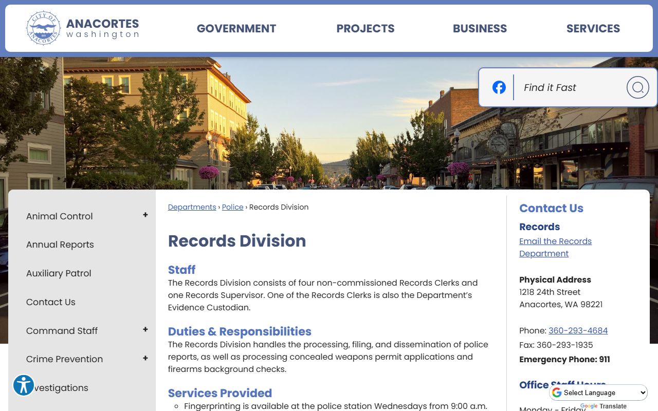 Anacortes Residents Directory