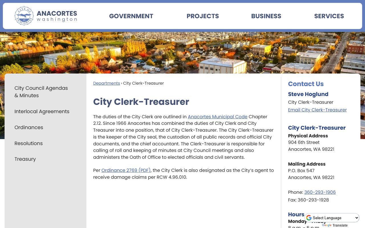 Anacortes Residents Directory