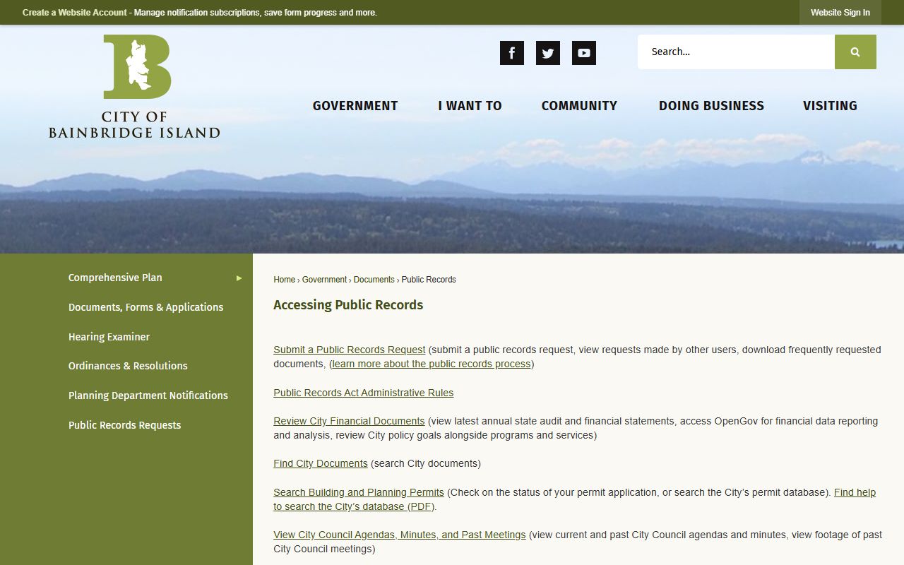 Bainbridge Island Residents Directory