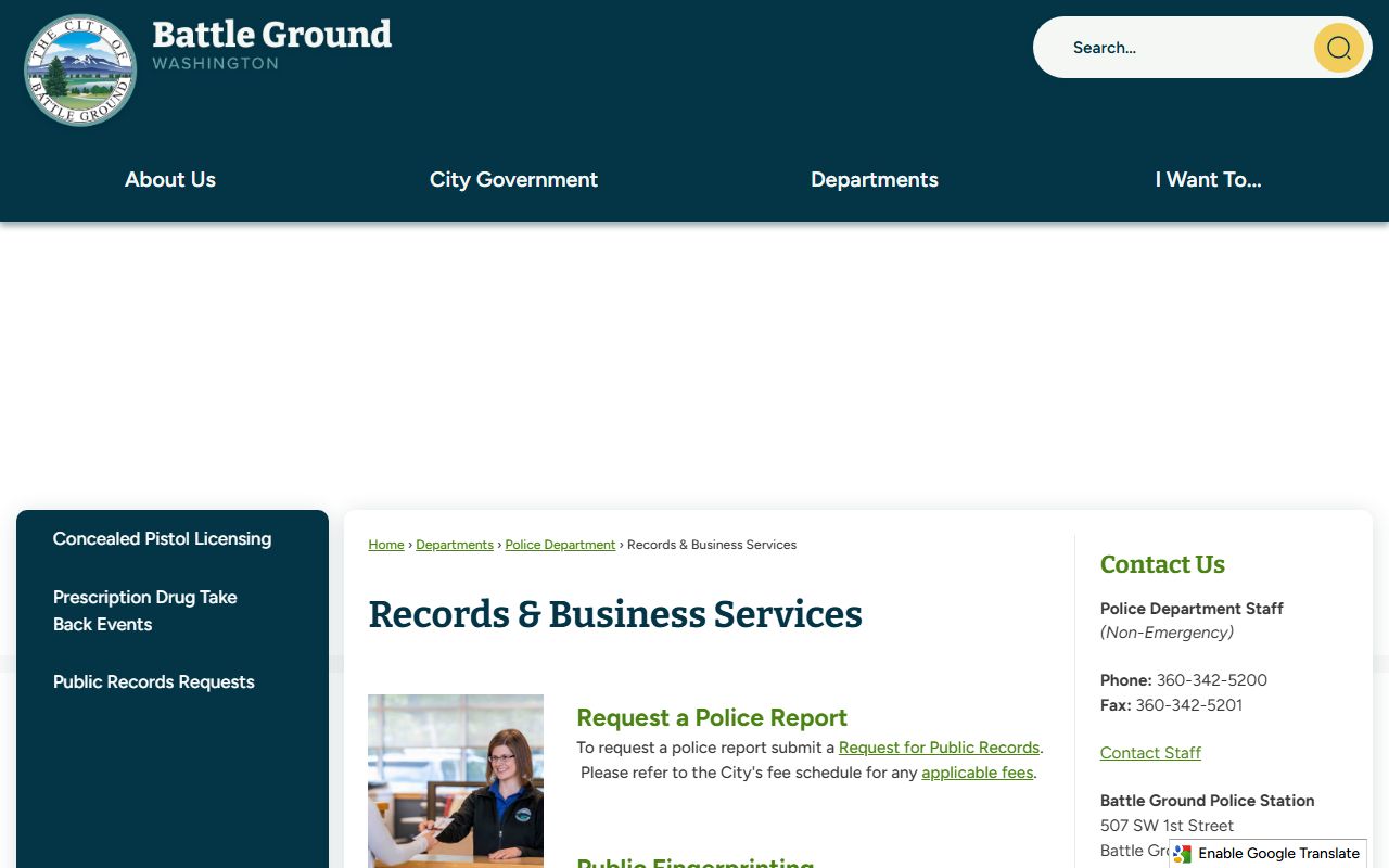 Battle Ground Residents Directory