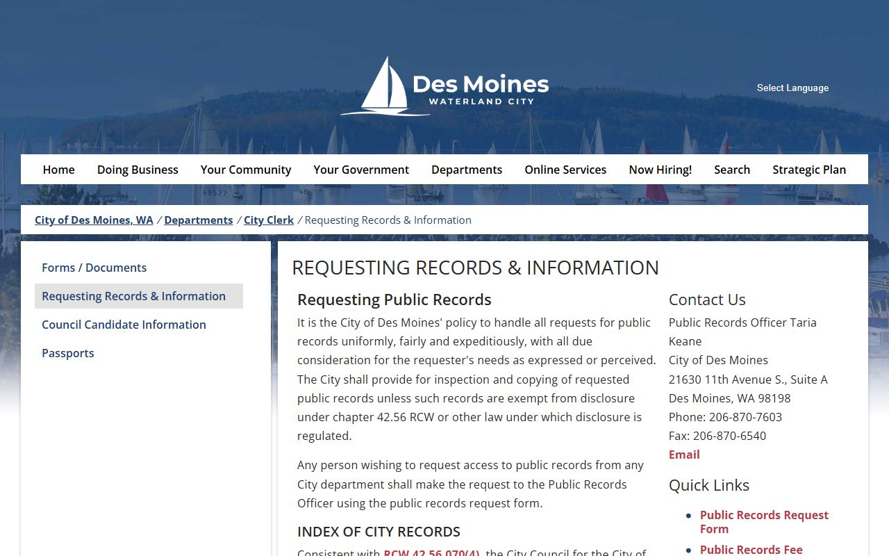 Des Moines Residents Directory