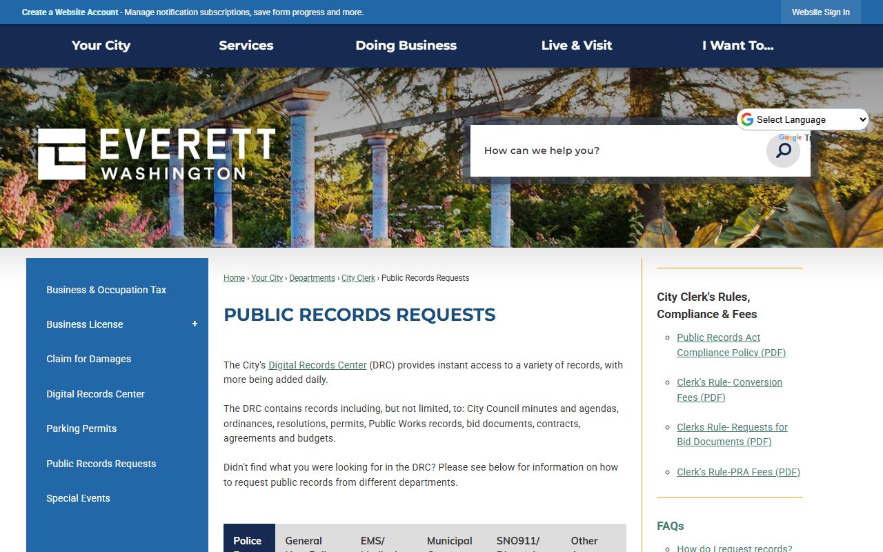 Everett Residents Directory