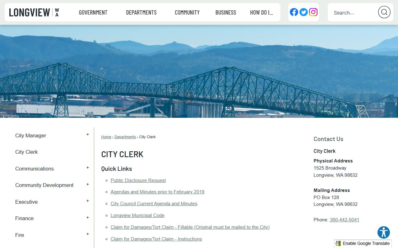 Longview Residents Directory