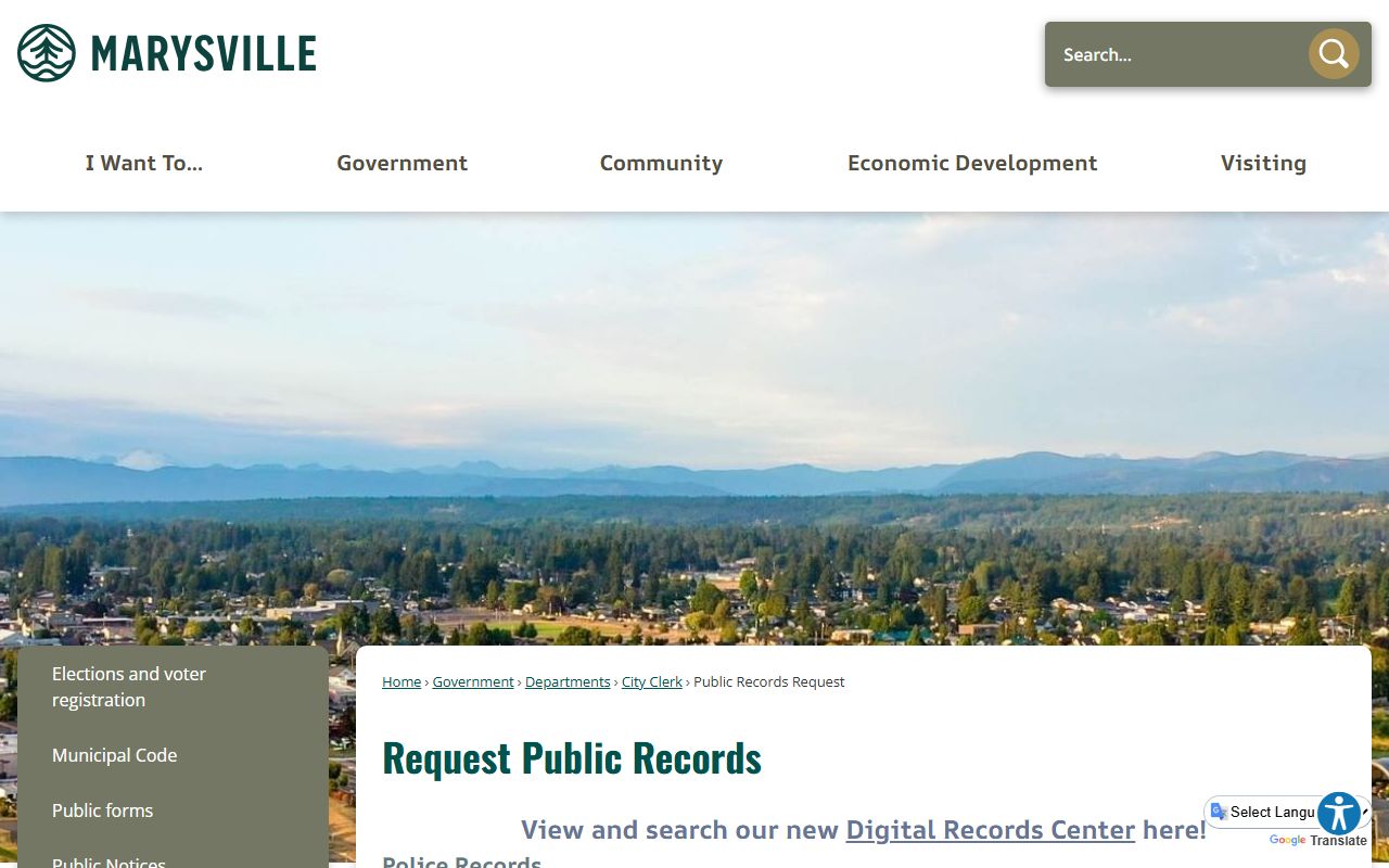 Marysville Residents Directory