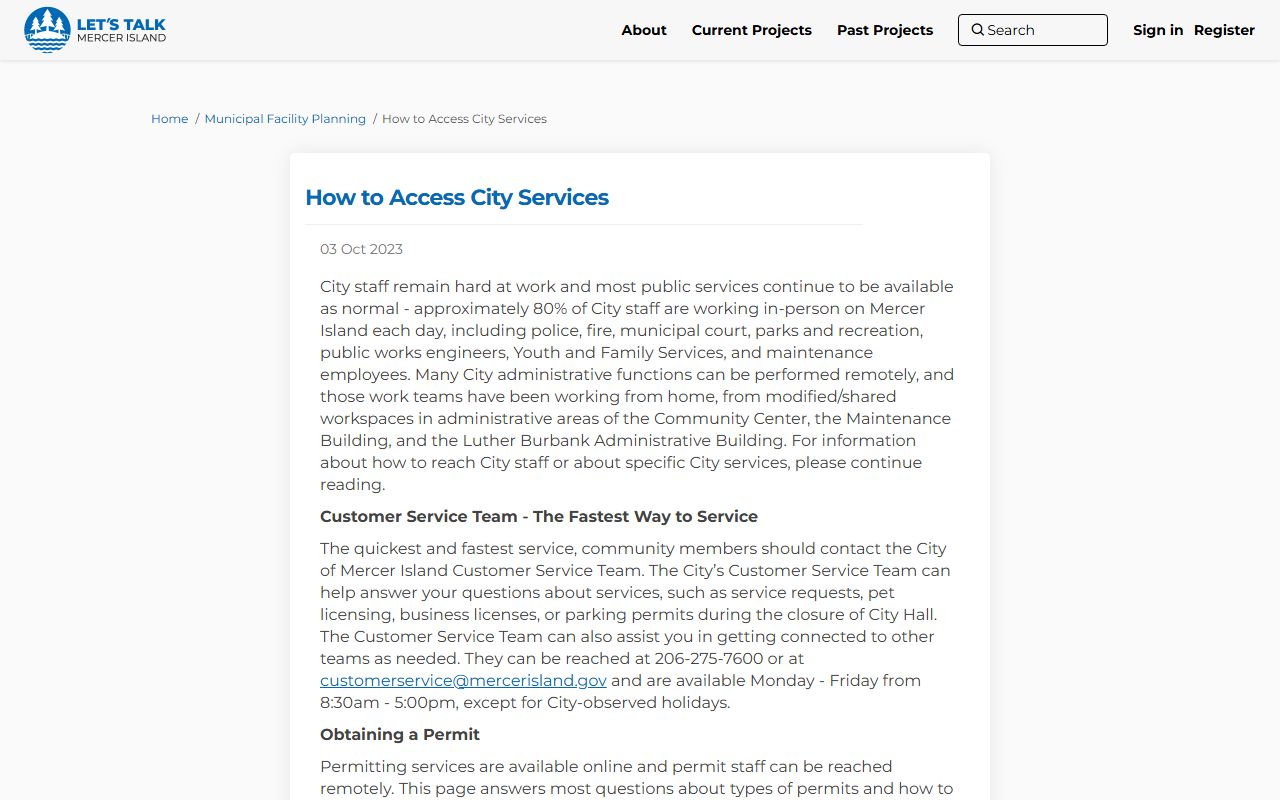 Mercer Island Residents Directory