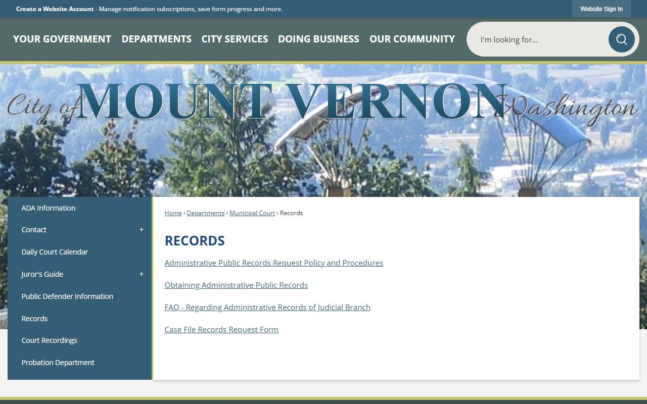 Mount Vernon Residents Directory
