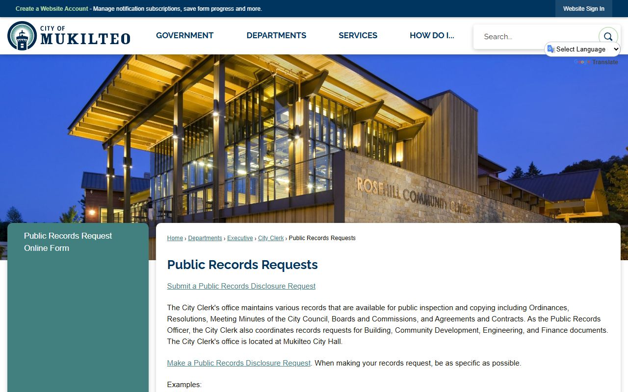 Mukilteo Residents Directory