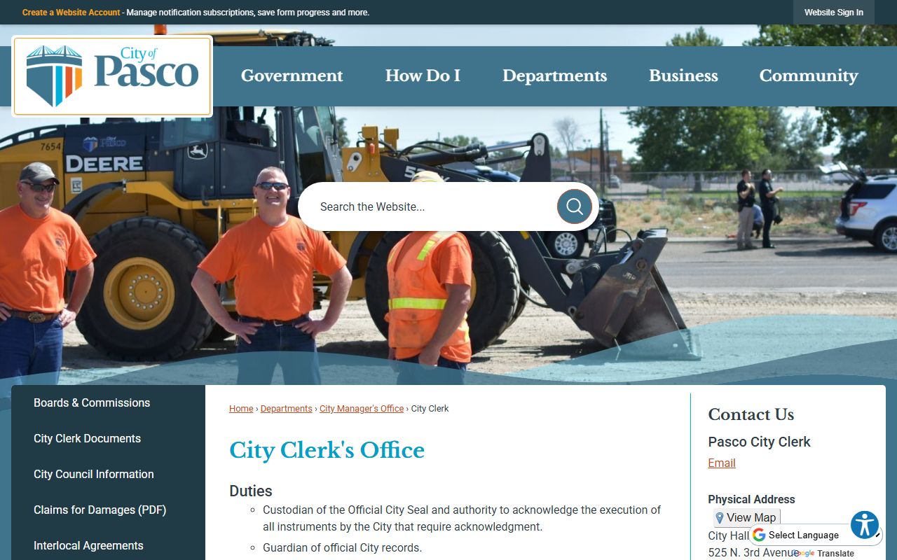 Pasco Residents Directory