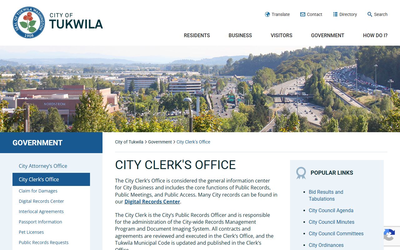 Tukwila Residents Directory