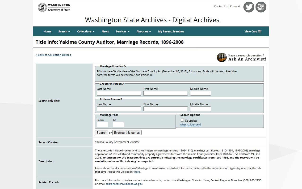 Yakima Residents Directory