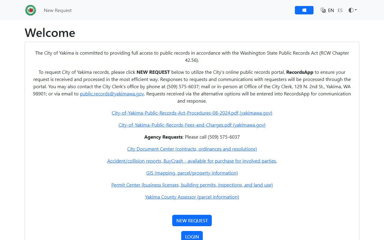 Yakima Residents Directory