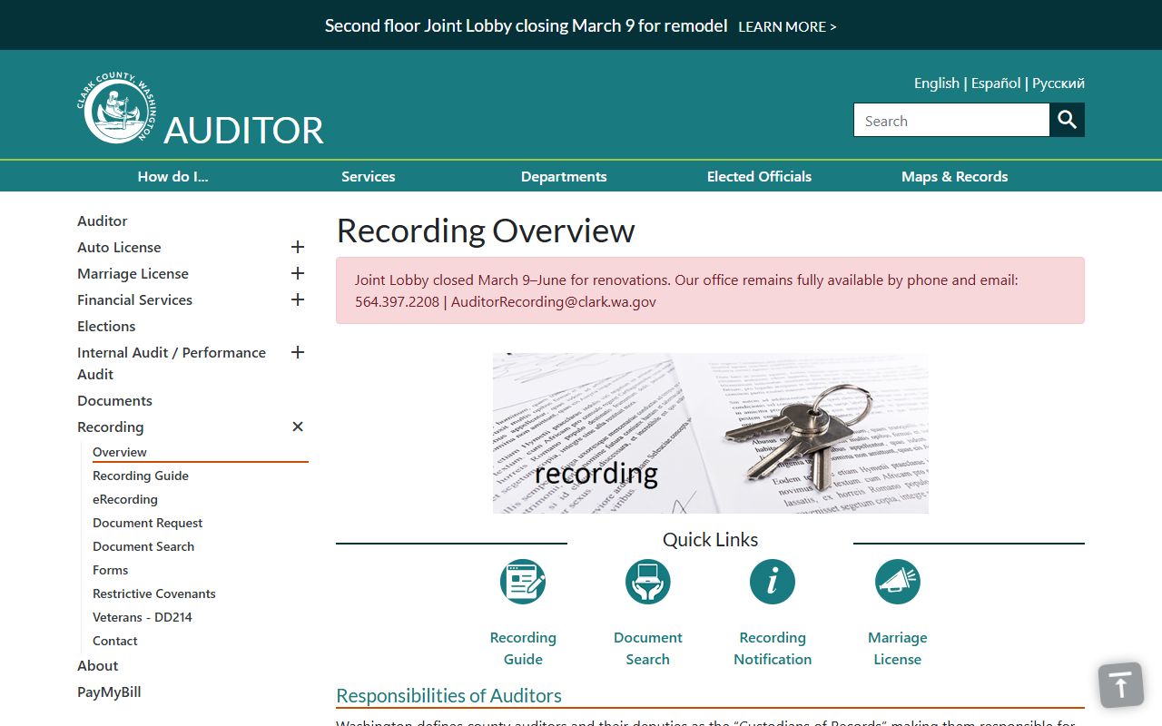 Clark County Residents Directory
