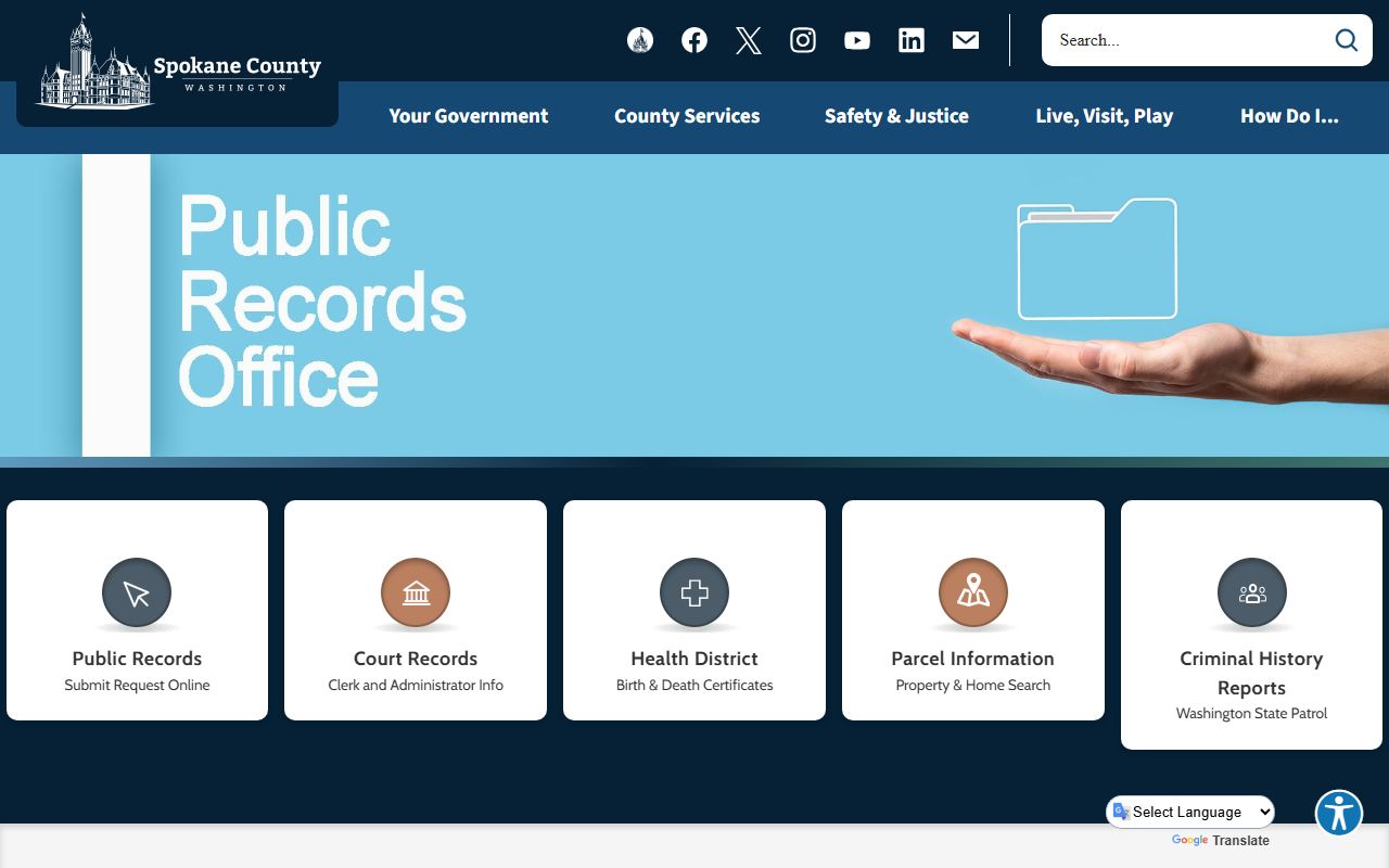 Spokane County Residents Directory