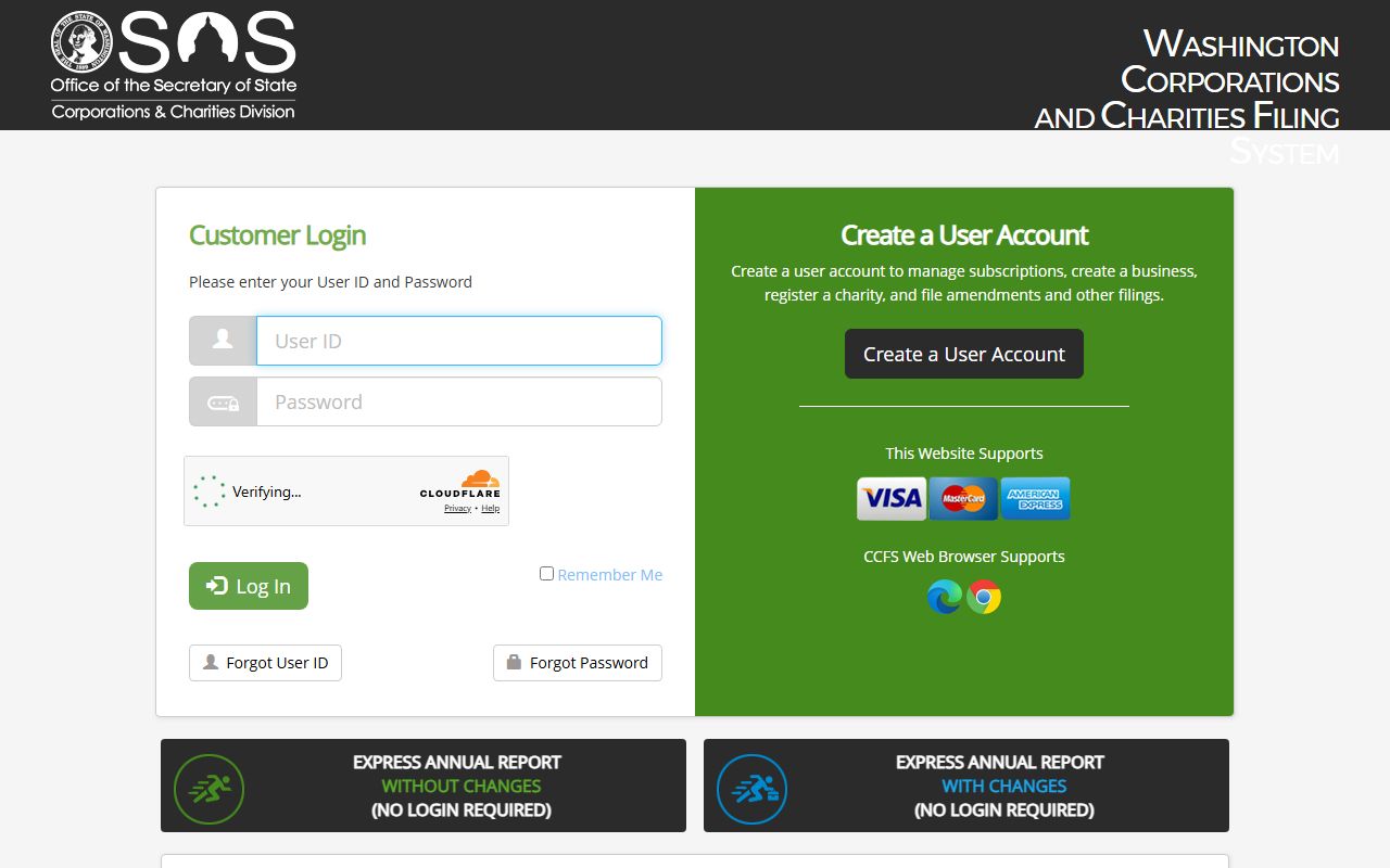 Washington Residents Directory business filings